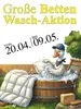 Große Betten Wasch-Aktion bei Betten Beer vom 20.5. bis 9.4.2026
